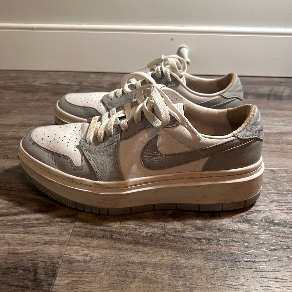 Grey Jordan 1 Elevate Lows